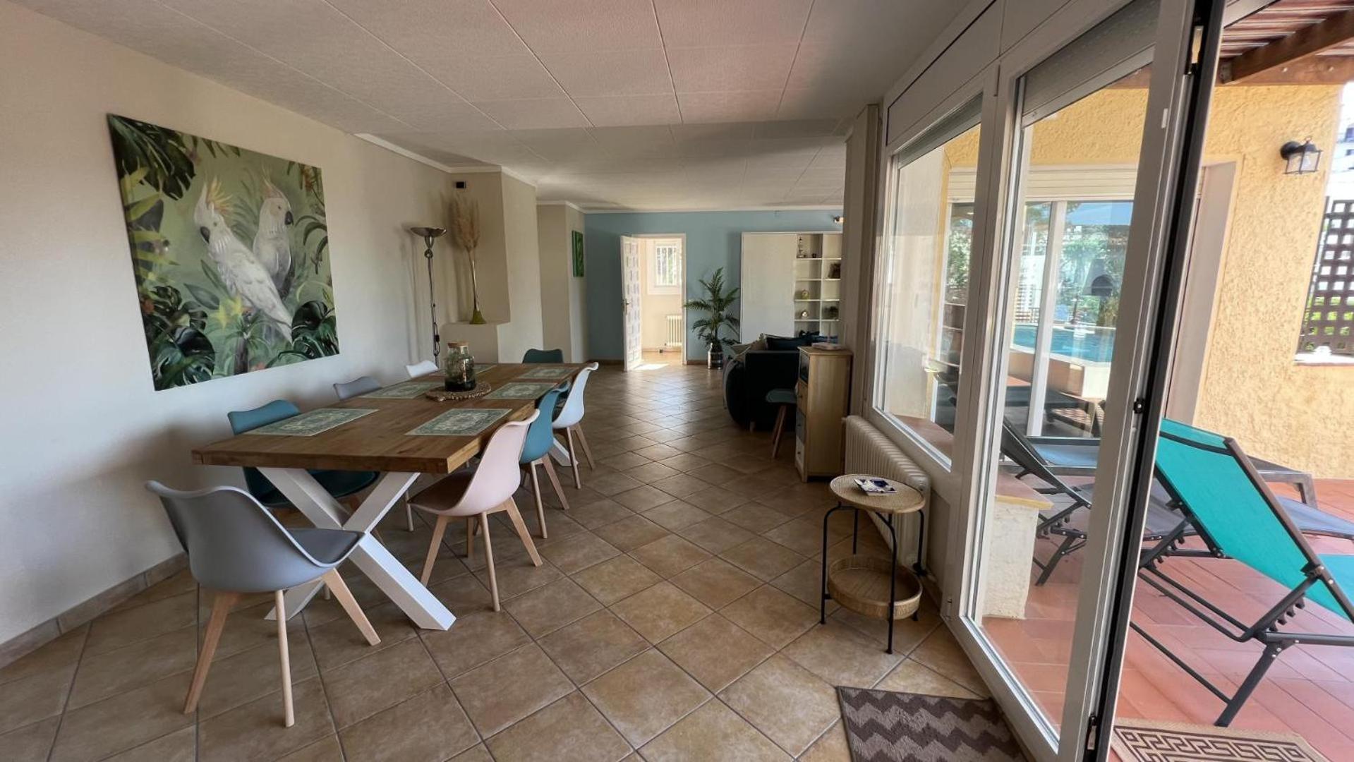 滨海拉塞尔瓦Preciosa Casa En Mas Fumats Con Piscina Y Bonitas Vistas Av-49别墅 外观 照片