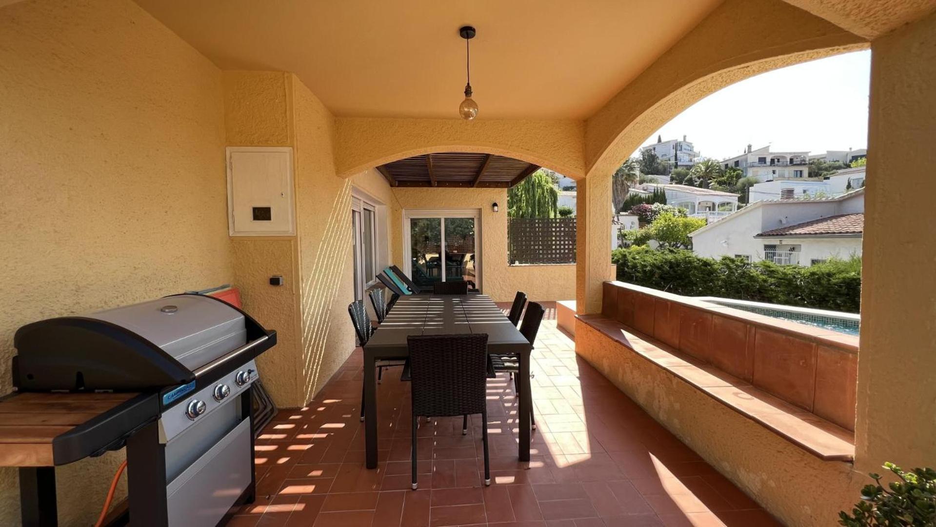 滨海拉塞尔瓦Preciosa Casa En Mas Fumats Con Piscina Y Bonitas Vistas Av-49别墅 外观 照片